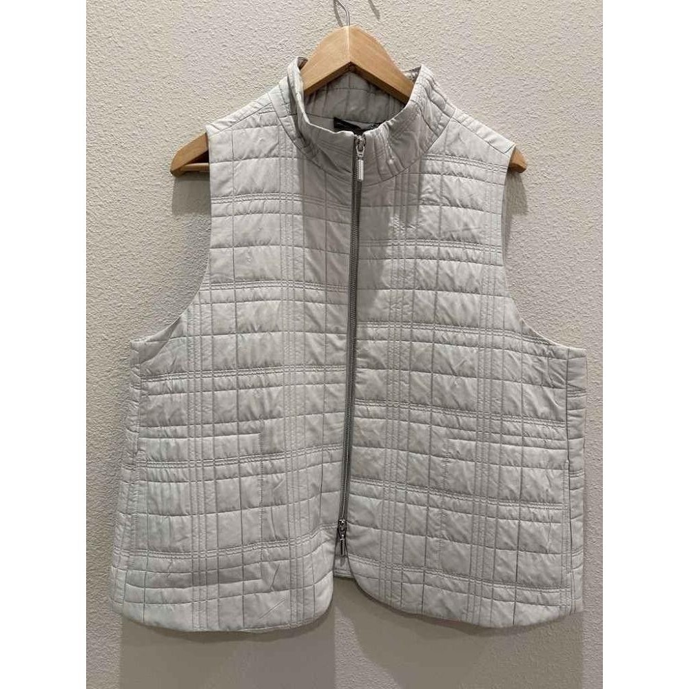 Liv by Habitat Grid Quilted Modern Vest Large Grey